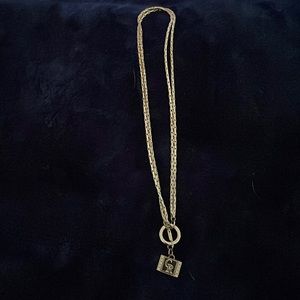 Silver Necklace with Colorado Rockies Charm